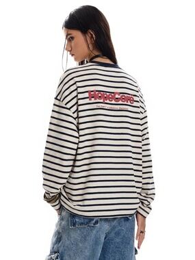 FDR "Hopecore" Striped Long Sleeve Tee size Medium